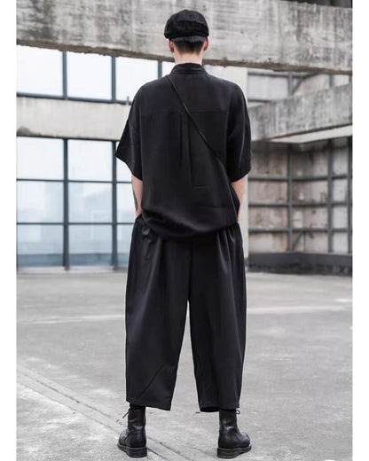 Pantalons Tech Taille Haute Chic -  confort et esthétique - Pantalons Techwear Taille Haute Chic et Pratiques