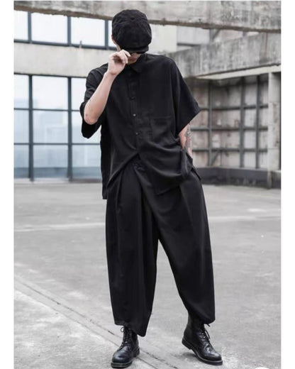 Pantalons Tech Taille Haute Chic -  taille haute - Pantalons Techwear Taille Haute Chic et Pratiques