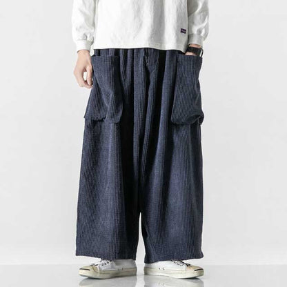 Pantalons Utilitaires Japonais Chic -  mode fonctionnelle - Pantalons Cargo Japonais au Style Élégant et Pratique