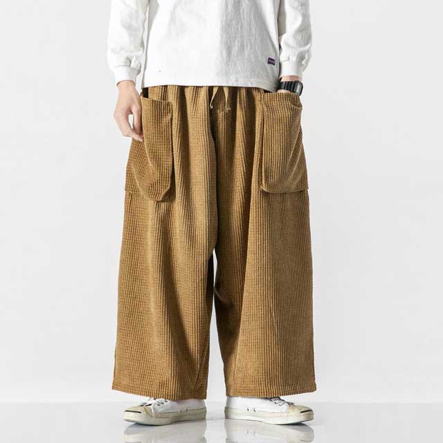 Pantalons Utilitaires Japonais Chic - pantalons cargo japonais - Pantalons Cargo Japonais au Style Élégant et Pratique