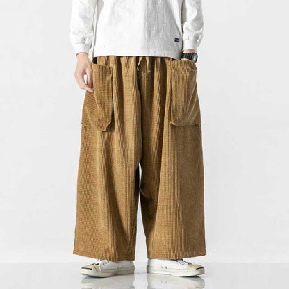 Pantalons Utilitaires Japonais Chic - pantalons cargo japonais - Pantalons Cargo Japonais au Style Élégant et Pratique