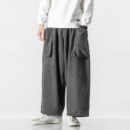 Pantalons Utilitaires Japonais Chic - pantalons cargo - Pantalons Cargo Japonais au Style Élégant et Pratique