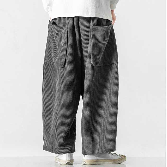 Pantalons Utilitaires Japonais Chic - pantalons cargo - Pantalons Cargo Japonais au Style Élégant et Pratique