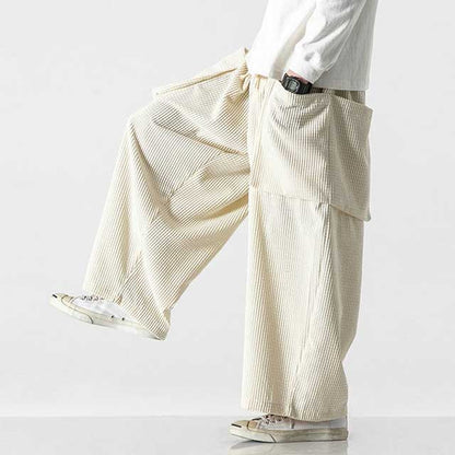 Pantalons Utilitaires Japonais Chic -  pantalons polyvalents - Pantalons Cargo Japonais au Style Élégant et Pratique