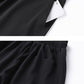 Pantalon élégant en soie à jambes droites