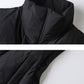 Couche d'Hiver Noire Élégante