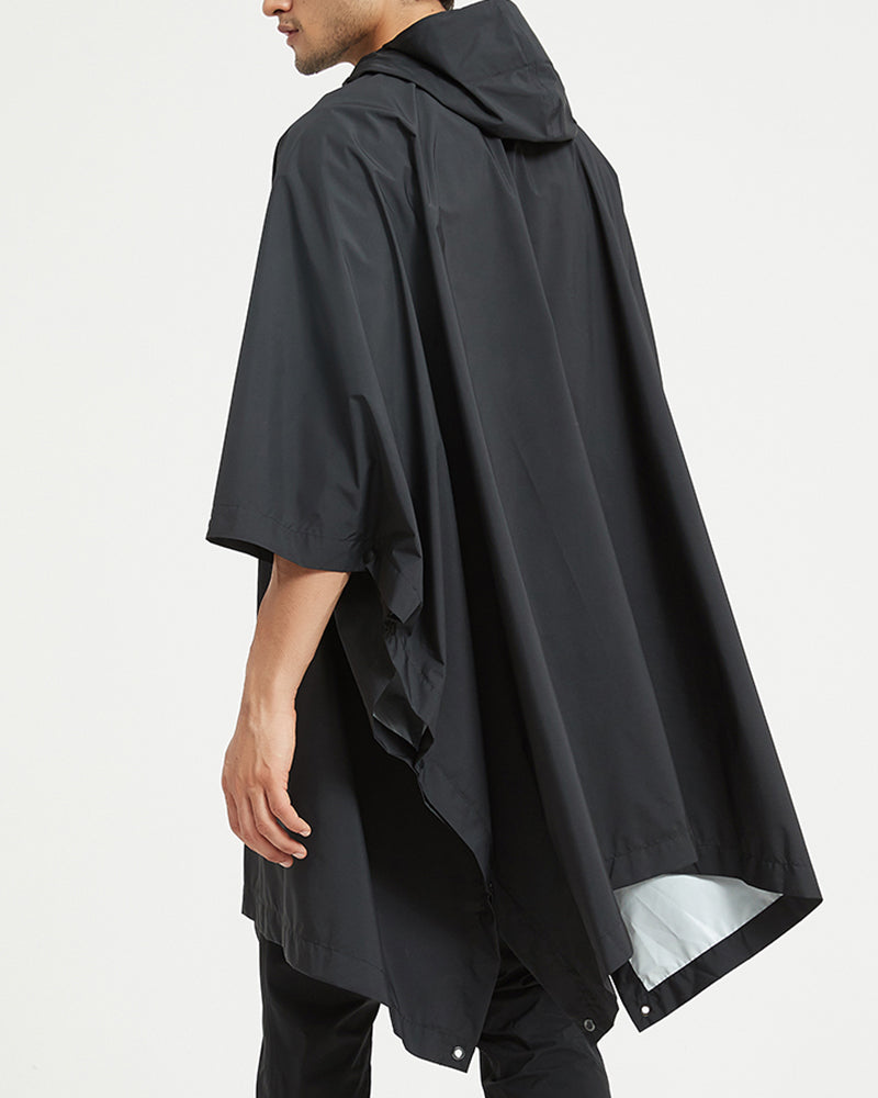 Poncho de Pluie 3L Tout Temps -  vêtements de plein air - Poncho de pluie léger et multifonctionnel pour les aventuriers