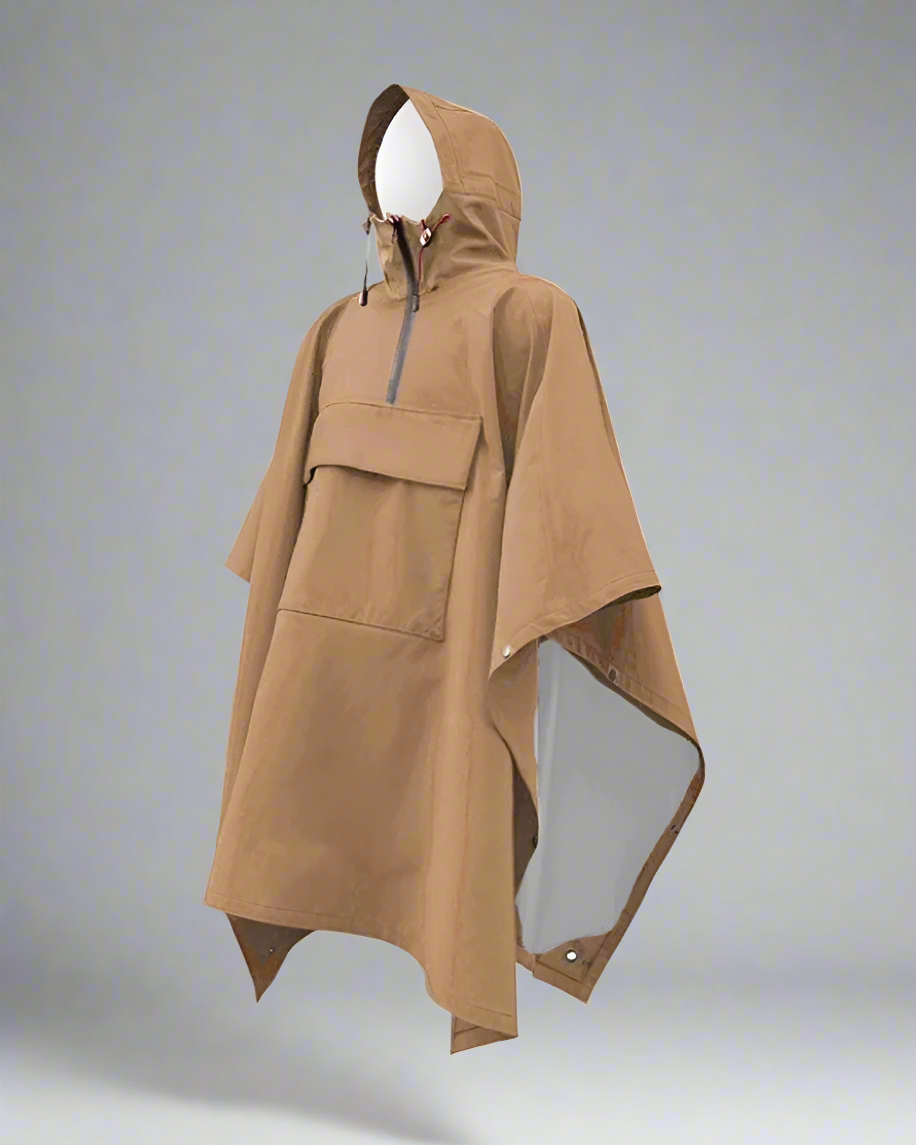 Poncho de Pluie 3L Tout Temps -  léger - Poncho de pluie léger et multifonctionnel pour les aventuriers