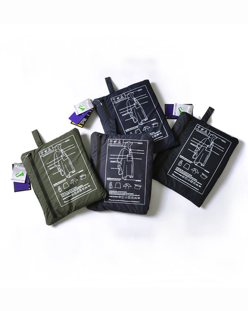 Poncho de Pluie 3L Tout Temps -  vêtements de plein air - Poncho de pluie léger et multifonctionnel pour les aventuriers