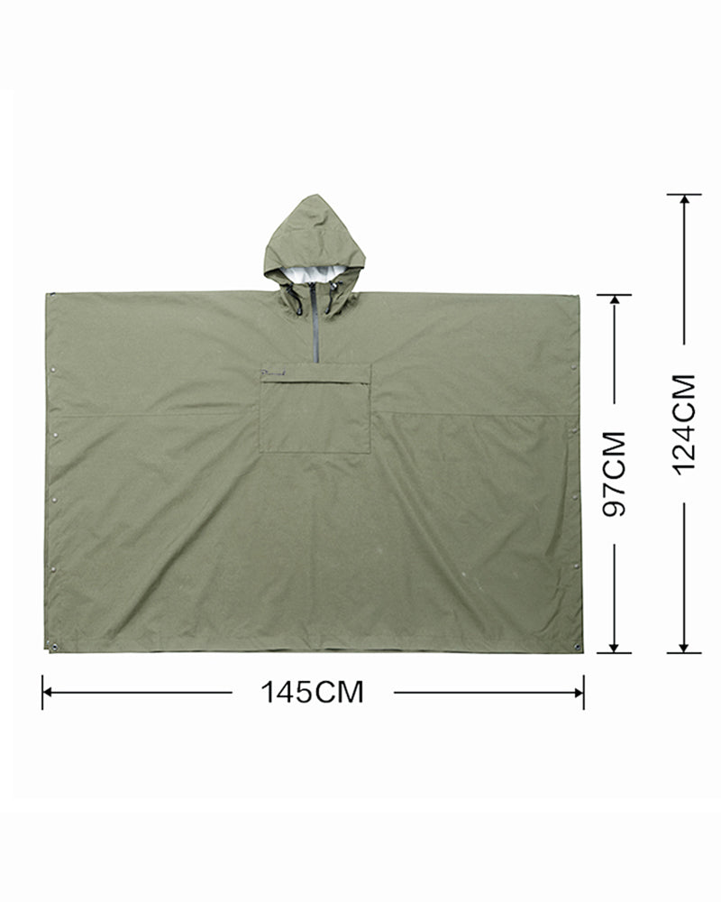 Poncho de Pluie 3L Tout Temps - poncho de pluie - Poncho de pluie léger et multifonctionnel pour les aventuriers