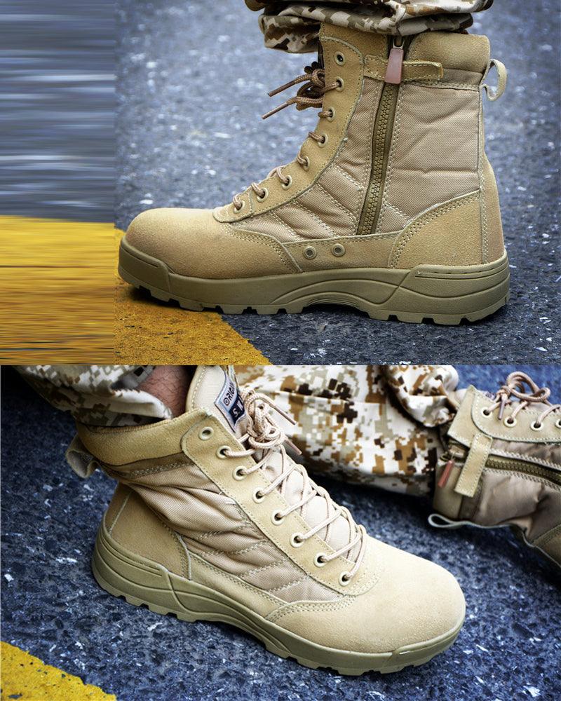 “Chaussures de randonnée tactiques robustes”