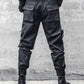 Pantalons cargo slim noirs élégants