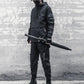 Pantalons cargo slim noirs élégants