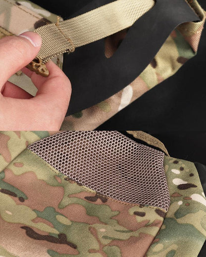 Équipement Tactique Camouflage Covert -  vêtements respirants - Gilet de Sécurité Léger Camouflage pour Extérieur