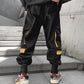 Pantalons Cargo Chic en Patchwork Noir