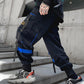 Pantalons Cargo Chic en Patchwork Noir