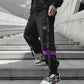 Pantalons Cargo Chic en Patchwork Noir