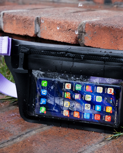 Sac banane étanche ultime pour nageur -  sac de taille techwear - Sac banane étanche pour nageur en TPU souple