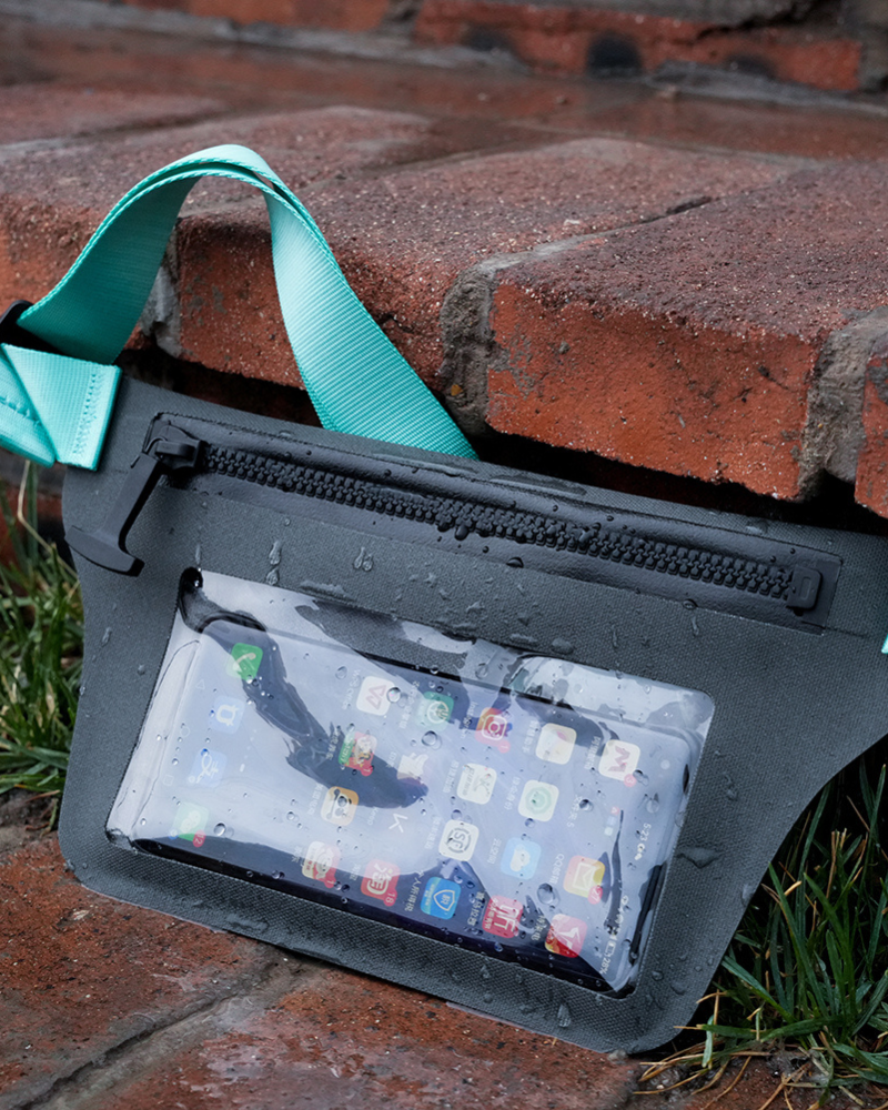Sac banane étanche ultime pour nageur -  sac streetwear noir - Sac banane étanche pour nageur en TPU souple