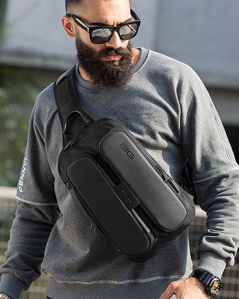 Sac à bandoulière Chic Tech -  accessoire portable - Sac à bandoulière Chic Tech avec port USB pratique