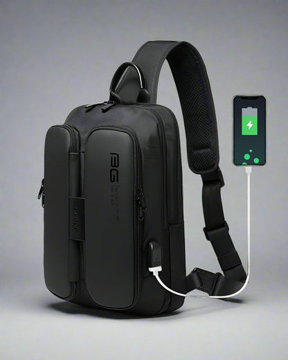 Sac à bandoulière Chic Tech - sac avec port usb - Sac à bandoulière Chic Tech avec port USB pratique