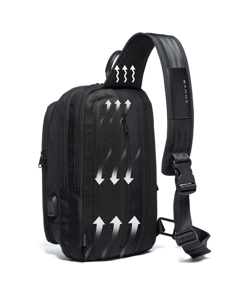 Sac à bandoulière Chic Tech - sac avec port usb - Sac à bandoulière Chic Tech avec port USB pratique