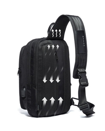 Sac à bandoulière Chic Tech - sac avec port usb - Sac à bandoulière Chic Tech avec port USB pratique