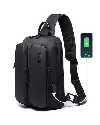 Sac à bandoulière Chic Tech -  sac à dos portable - Sac à bandoulière Chic Tech avec port USB pratique