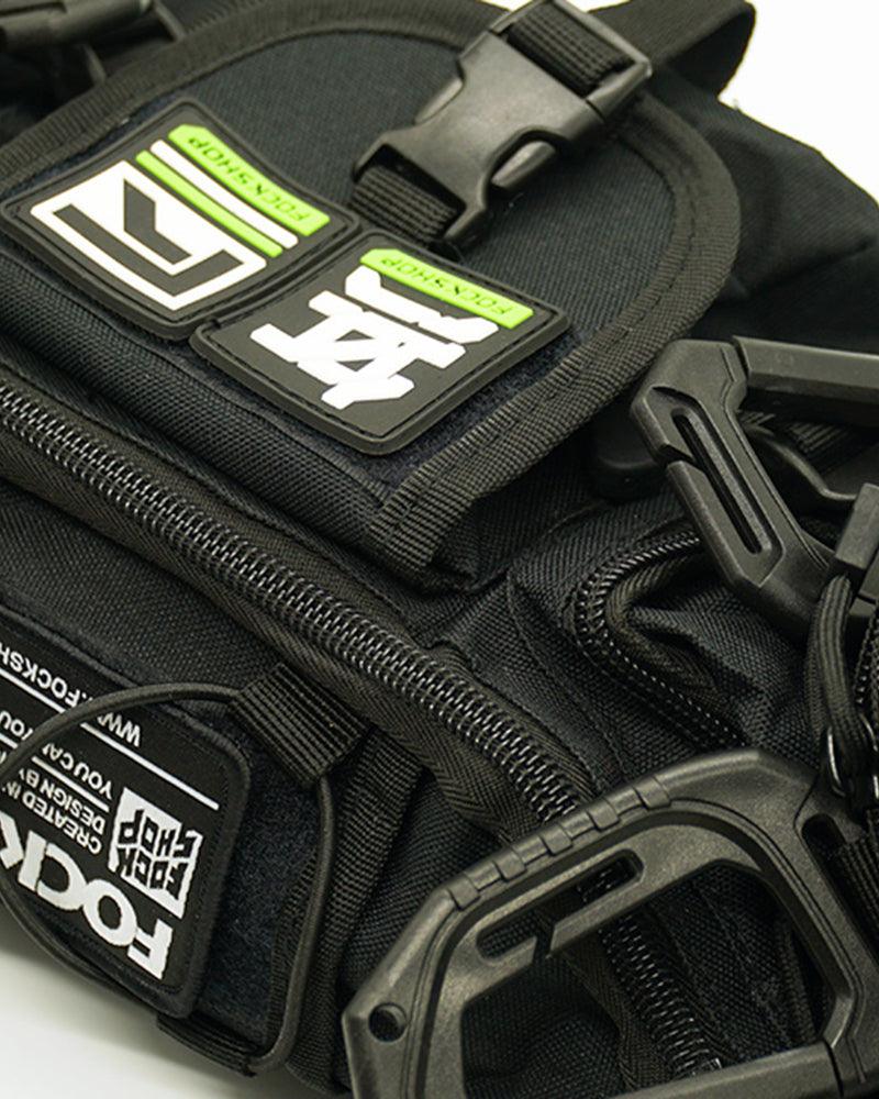 Sac à bandoulière Cyber Neon Pulse -  sac en polyester - Sac à bandoulière Cyber Neon Pulse pour un style unique