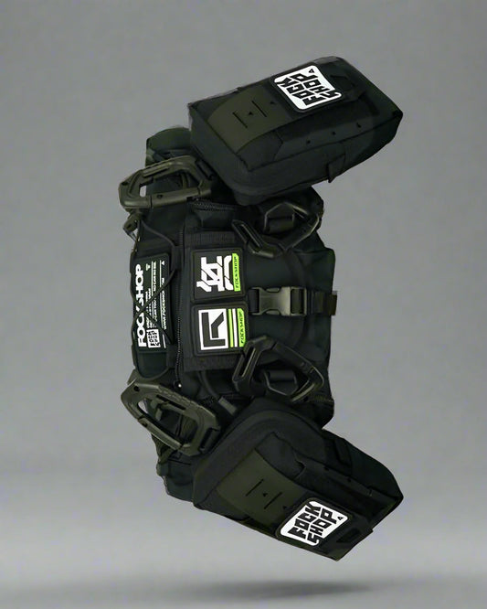 Sac à bandoulière Cyber Neon Pulse - sac techwear - Sac à bandoulière Cyber Neon Pulse pour un style unique