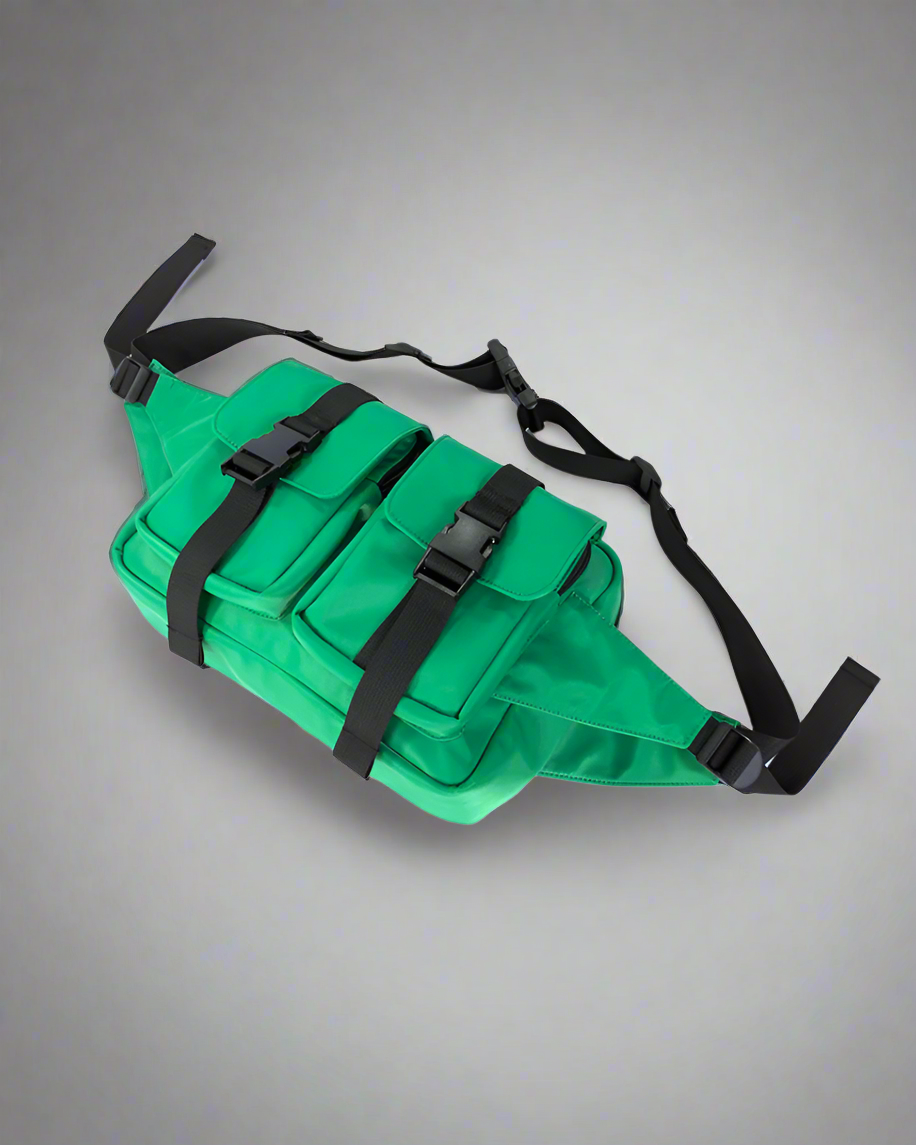 Sac à bandoulière en nylon multifonctionnel -  sac avec plusieurs compartiments - Sac à bandoulière en nylon multifonctionnel et imperméable