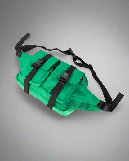 Sac à bandoulière en nylon multifonctionnel -  sac avec plusieurs compartiments - Sac à bandoulière en nylon multifonctionnel et imperméable