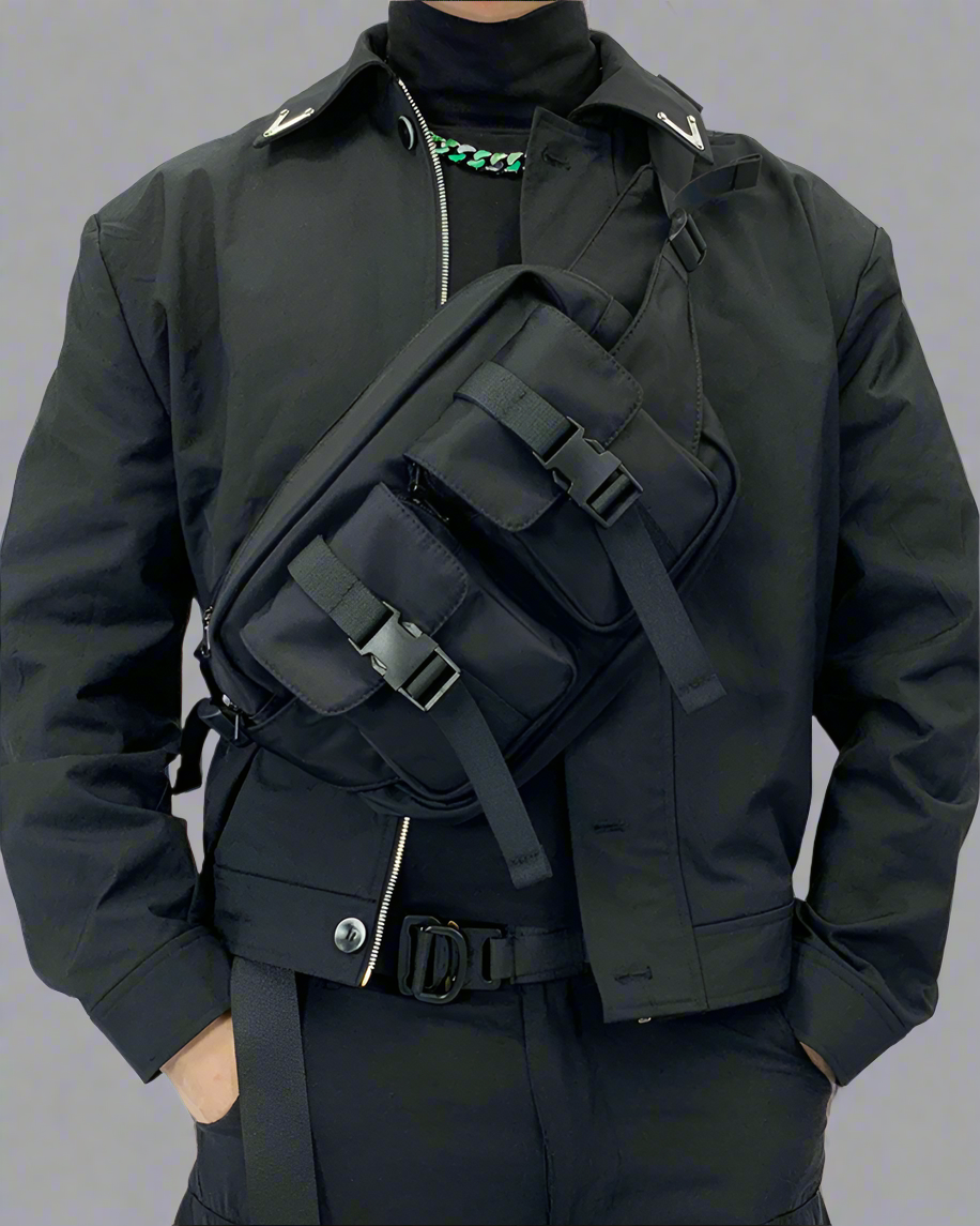 Sac à bandoulière en nylon multifonctionnel - sac bandoulière - Sac à bandoulière en nylon multifonctionnel et imperméable