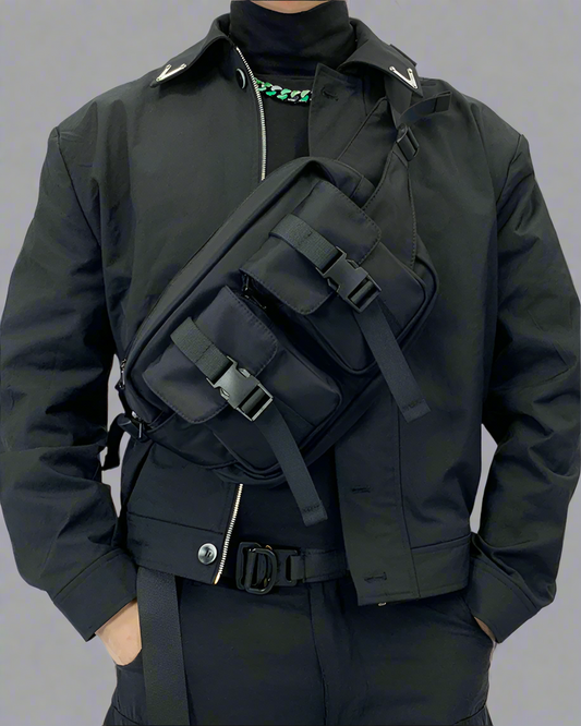 Sac à bandoulière en nylon multifonctionnel - sac bandoulière - Sac à bandoulière en nylon multifonctionnel et imperméable