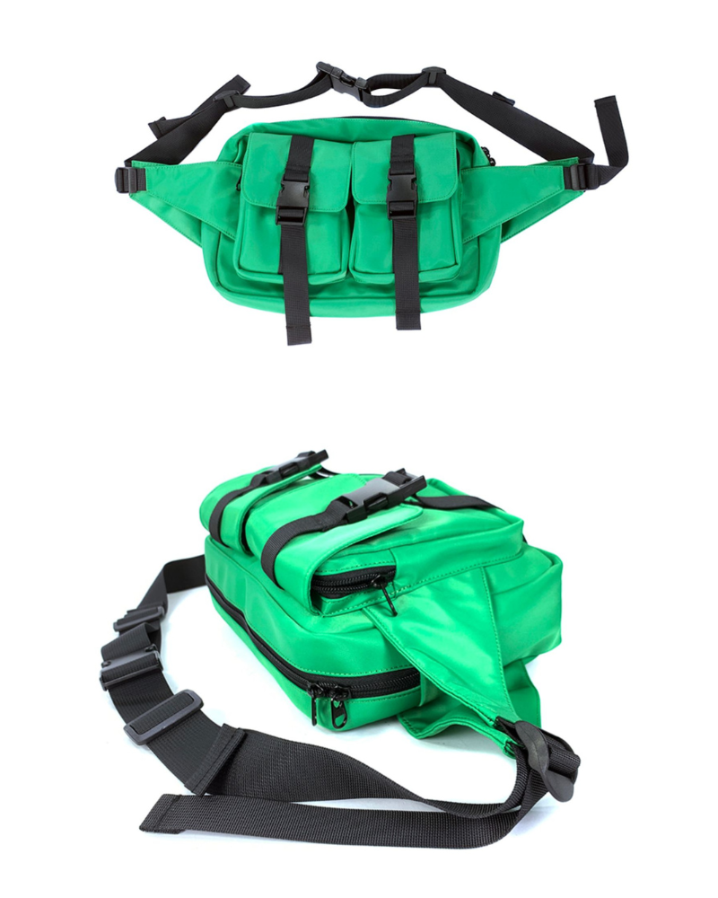 Sac à bandoulière en nylon multifonctionnel -  sac de taille - Sac à bandoulière en nylon multifonctionnel et imperméable