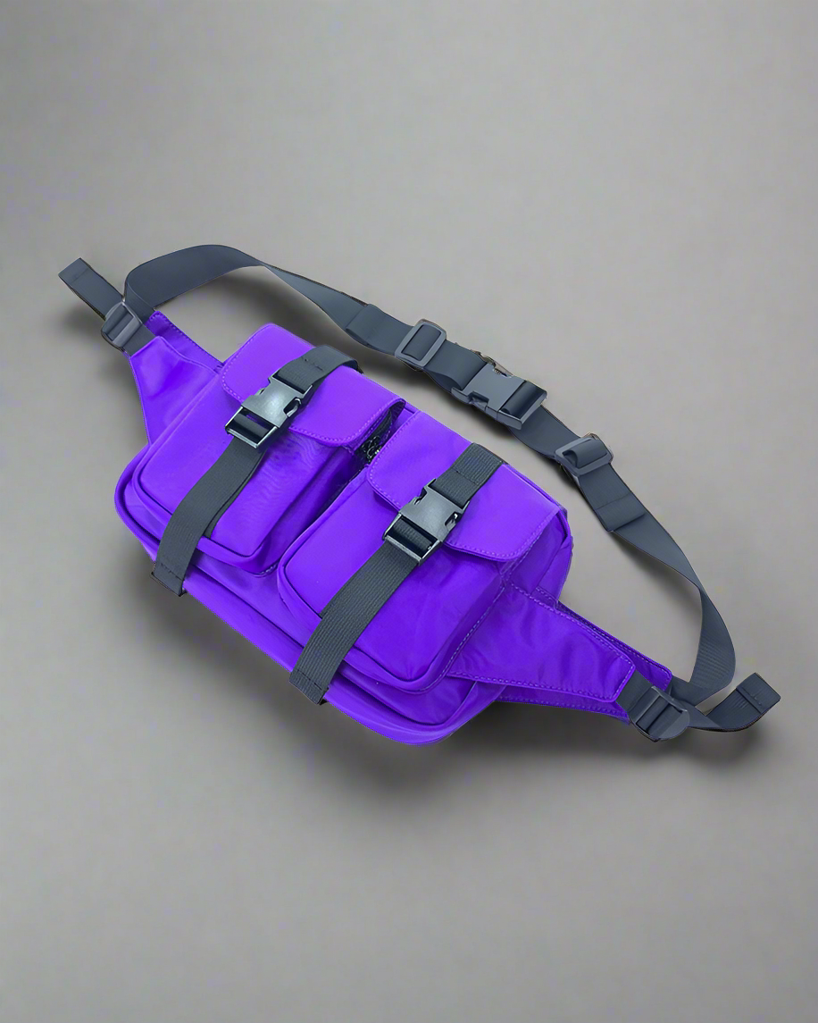 Sac à bandoulière en nylon multifonctionnel -  sac de taille - Sac à bandoulière en nylon multifonctionnel et imperméable