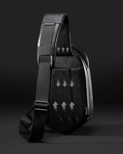 Sac à bandoulière géométrique chic -  sac noir - Sac à bandoulière géométrique chic et pratique