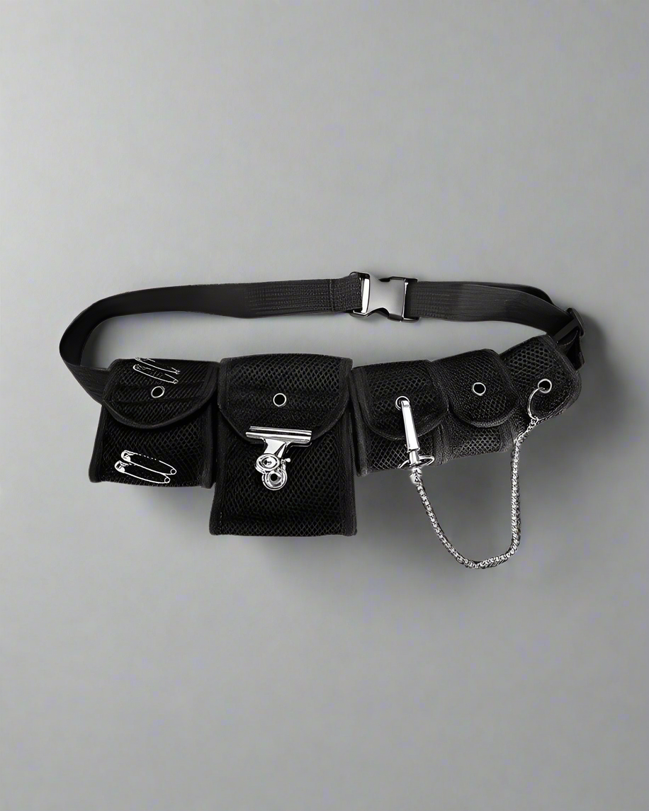 Sac à bandoulière élégant - sac en polyester - Sac à bandoulière élégant en polyester noir