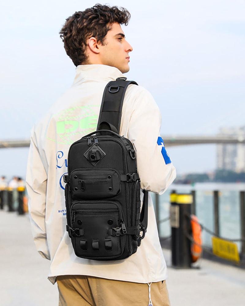 Sac Bandoulière Moderne et Polyvalent -  techwear - Sac Bandoulière Moderne et Pratique pour le Quotidien