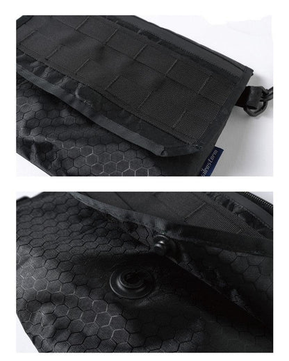 Sac à bandoulière noir chic -  bandes réglables - Sac à bandoulière noir chic avec ajustement parfait