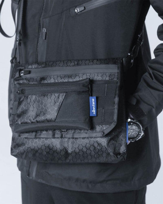 Sac à bandoulière noir chic - sac à bandoulière - Sac à bandoulière noir chic avec ajustement parfait