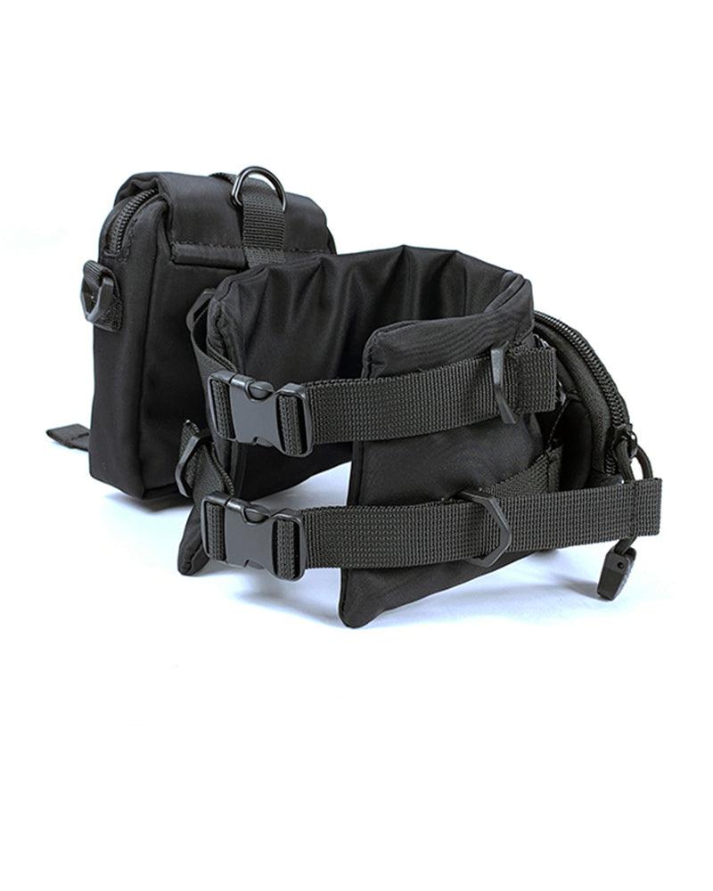 Sac à bandoulière noir chic - sac bandoulière - Sac à bandoulière noir chic pour le techwear