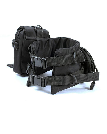 Sac à bandoulière noir chic - sac bandoulière - Sac à bandoulière noir chic pour le techwear