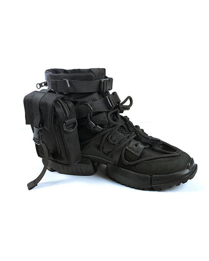 Sac à bandoulière noir chic -  sac streetwear - Sac à bandoulière noir chic pour le techwear