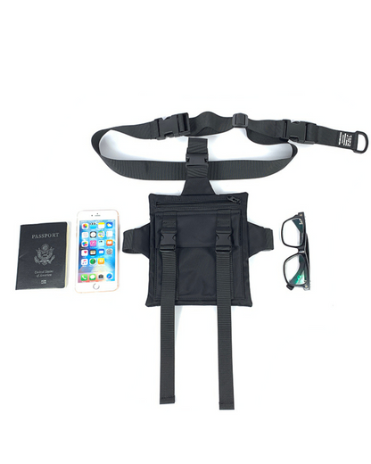 Sac bandoulière noir élégant -  sac fonctionnel - Sac bandoulière noir pratique et élégant pour tous les jours