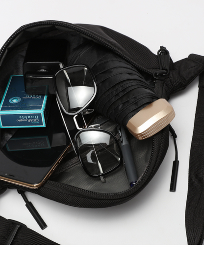 Sac à bandoulière prêt pour la ville - sac streetwear - Sac à bandoulière en nylon pour un style dynamique