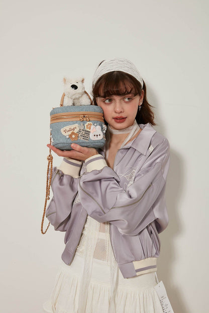 Sac bandoulière sur le thème des chiens -  sac avec bandoulière ajustable - Sac bandoulière chien : élégance et praticité au quotidien