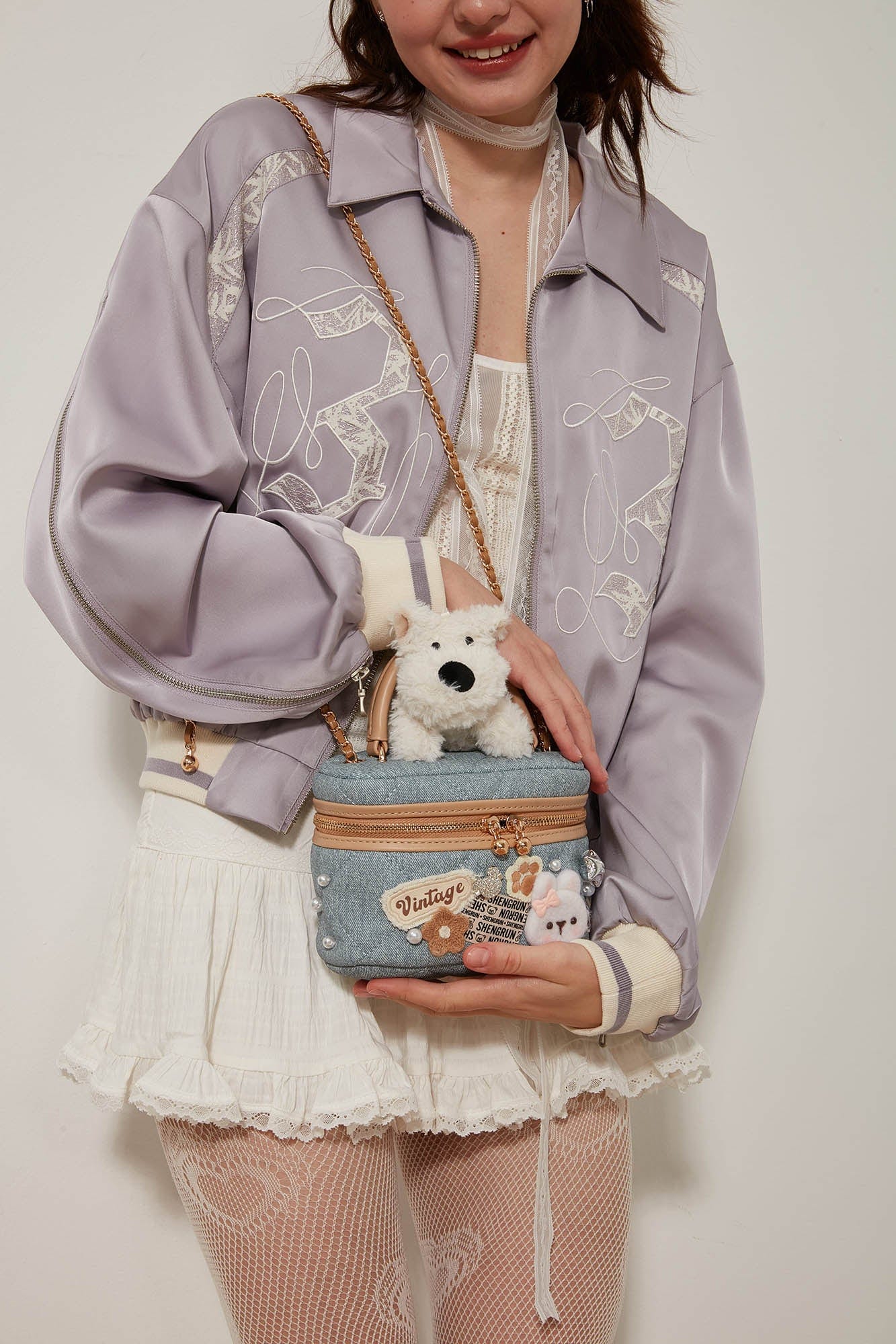 Sac bandoulière sur le thème des chiens - sac à main fantaisie - Sac bandoulière chien : élégance et praticité au quotidien