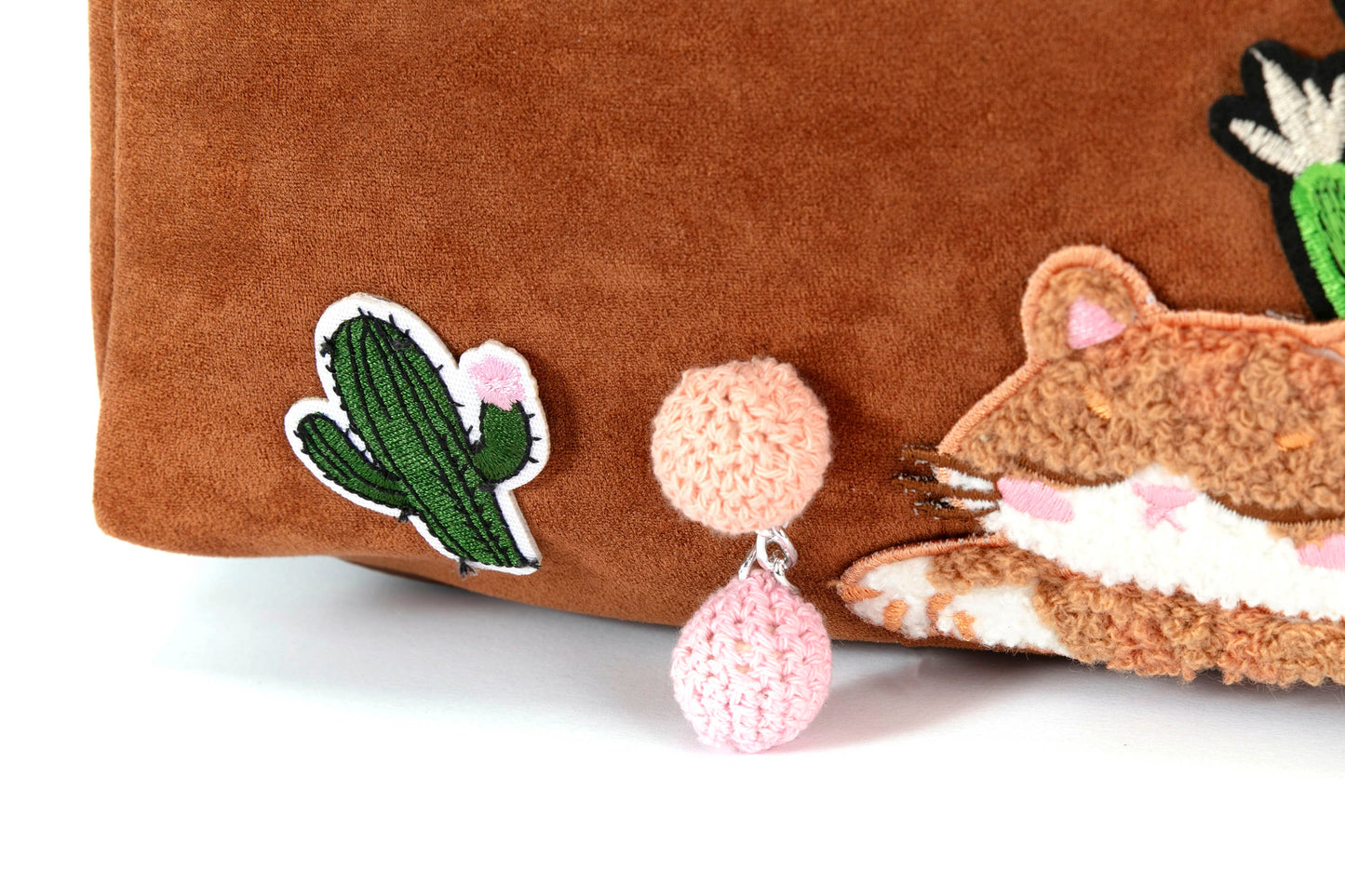 Sac de Plage Inspiré de Galerie -  sac désert - Sac de Plage Élégant avec Broderie Désert