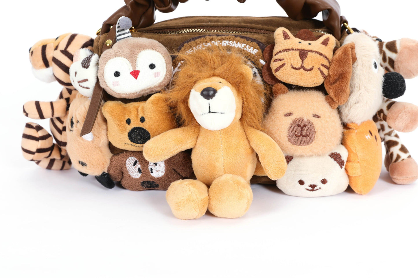 Sac de transport pour animaux en peluche charmant - sac avec compartiments